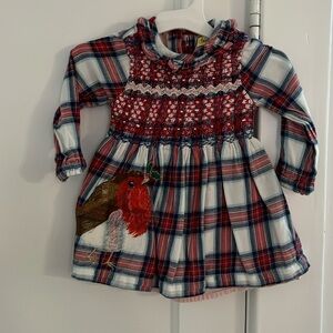Boden Smocked holiday dress